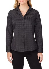 Foxcroft Monica Long Sleeve Button-Up Blouse