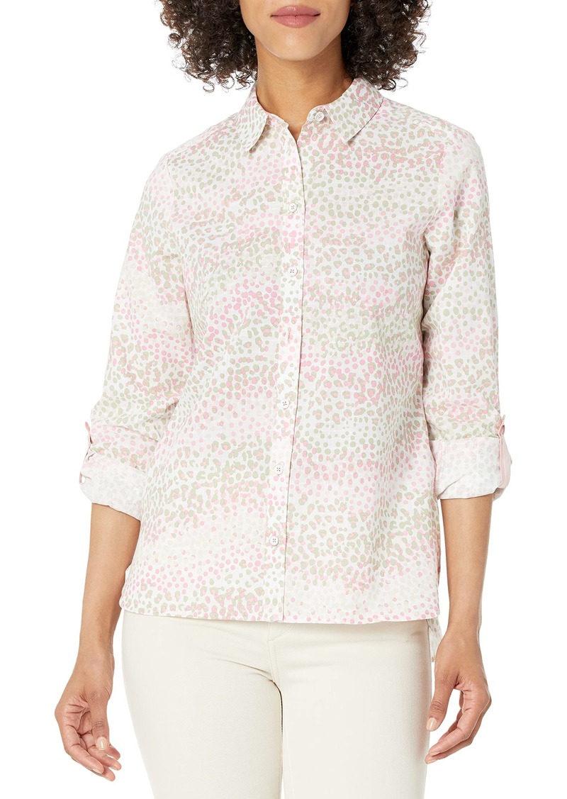 Foxcroft Women's Byron Long Sleeve Wave Blouse