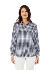 Foxcroft Women's Harris Long Sleeve Stretchy Check Shirt