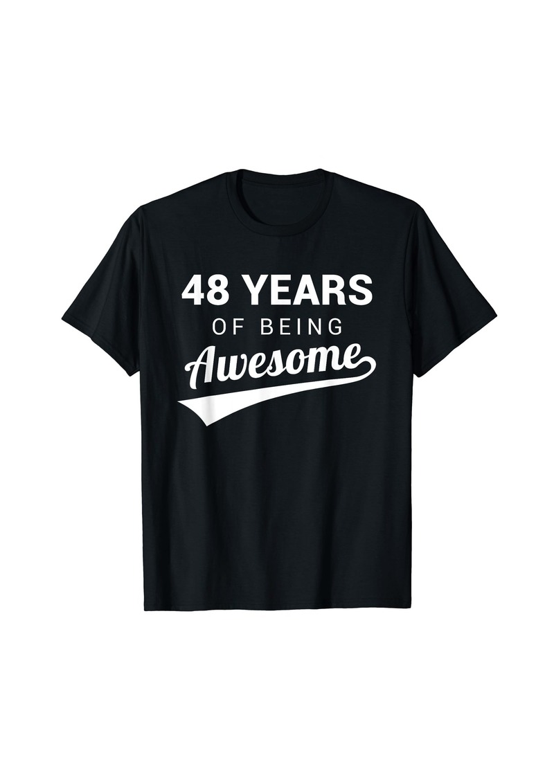 FRAME 48th Birthday Gift Shirt Funny Awesome 48 Year Old Bday Idea