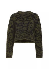 FRAME Abstract Crewneck Sweater