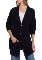 FRAME Boyfriend Bouclé Cardigan