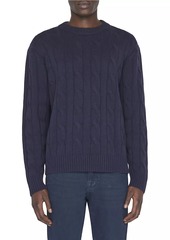 FRAME Cable-Knit Cashmere Sweater
