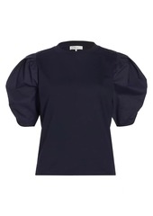FRAME Cotton Puff-Sleeve T-Shirt