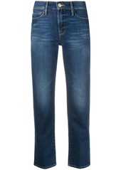 FRAME cropped slim-fit jeans