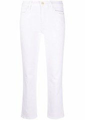 FRAME cropped straight-leg jeans