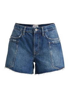 FRAME Cut-Off Jean Shorts