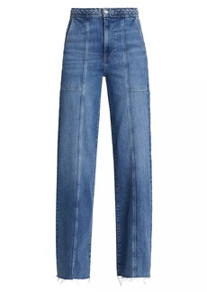 FRAME Daphne Stretch Straight-Leg Jeans