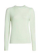 FRAME Easy Cashmere & Wool Puff-Sleeve Sweater