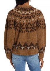 FRAME Fair Isle Alpaca Sweater