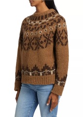 FRAME Fair Isle Alpaca Sweater