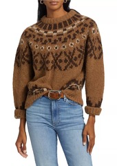 FRAME Fair Isle Alpaca Sweater