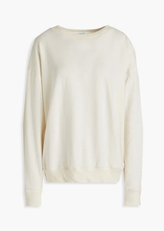 FRAME - Au Natural Uni oversized cotton-blend jersey sweatshirt - White - XS