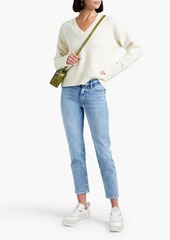 FRAME - Bouclé-knit wool-blend sweater - White - XS