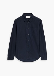 FRAME - Cotton and TENCEL™-blend twill shirt - Blue - XS