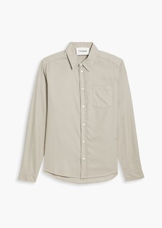 FRAME - Cotton and TENCEL™-blend twill shirt - Gray - XS