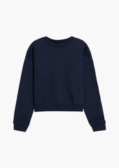 FRAME - Cotton-blend fleece sweatshirt - Blue - S