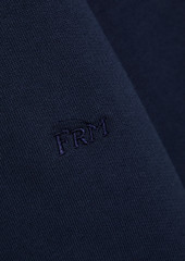 FRAME - Cotton-blend fleece sweatshirt - Blue - XS