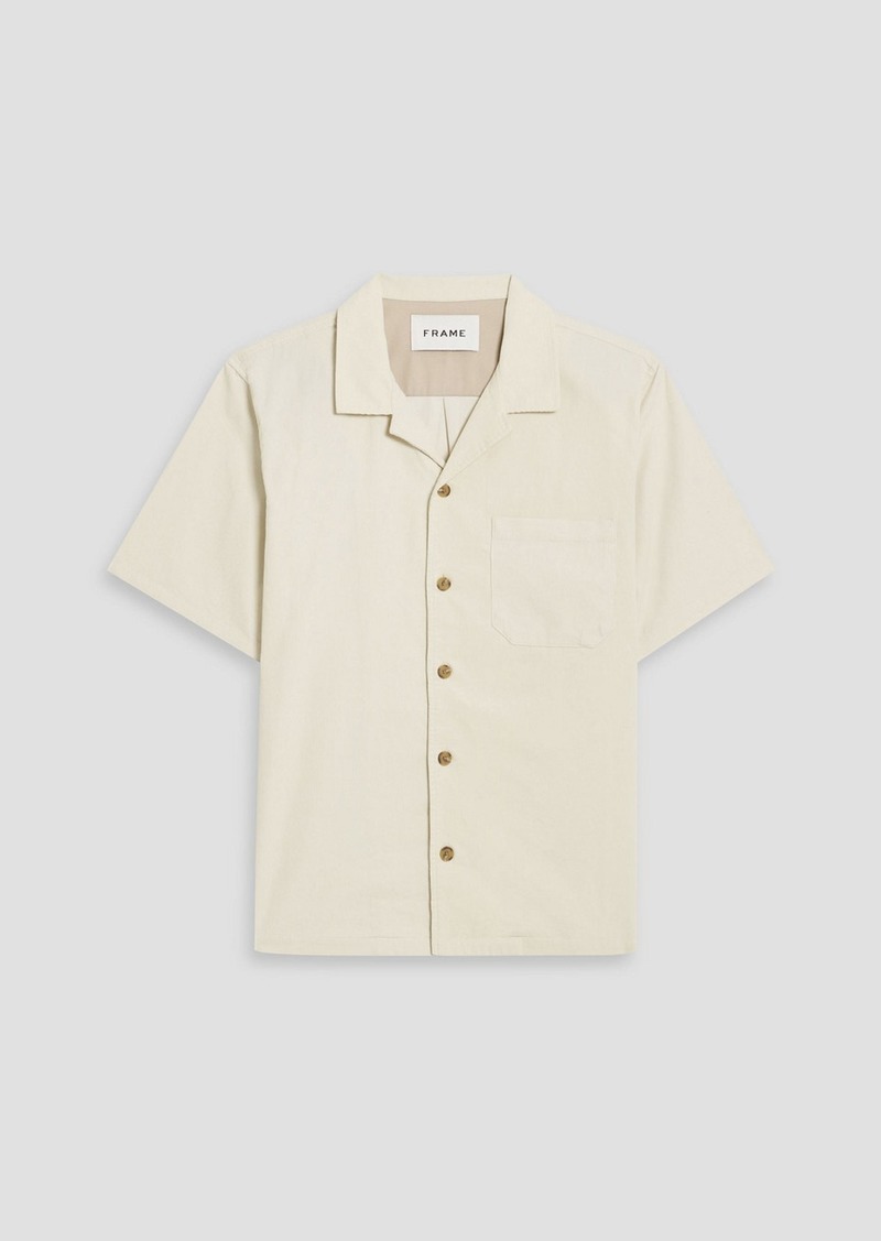 FRAME - Cotton-corduroy shirt - White - S