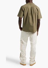 FRAME - Cotton-poplin shirt - Green - S
