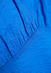 FRAME - Cotton-seersucker top - Blue - XS