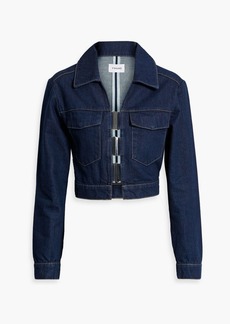 FRAME - Cropped denim jacket - Blue - XS