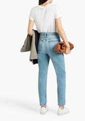 FRAME - Cropped high-rise tapered jeans - Blue - 25
