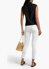 FRAME - Cropped mid-rise skinny jeans - White - 24