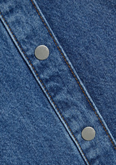 FRAME - Denim mini shirt dress - Blue - M