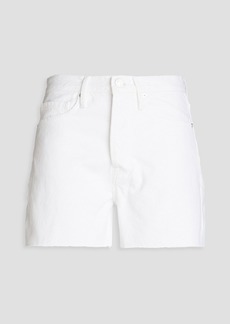 FRAME - Distressed denim shorts - White - 24