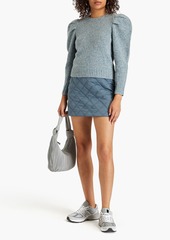 FRAME - Donegal wool-blend sweater - Blue - XS