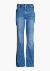 FRAME - Le High Flare high-rise flared jeans - Blue - 23