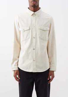 Frame - Flap-pocket Denim Shirt - Mens - White
