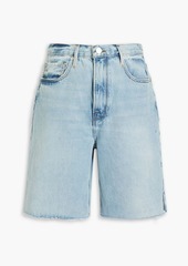 FRAME - Frayed denim shorts - Blue - 30