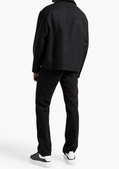 FRAME - Harrington wool-blend felt jacket - Black - S