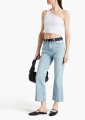 FRAME - High 'N' Tight Crop Mini Boot cropped high-rise bootcut jeans - Blue - 23