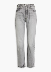 FRAME - High N Tight high-rise straight-leg jeans - Gray - 23