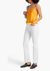 FRAME - High-rise bootcut jeans - White - 32