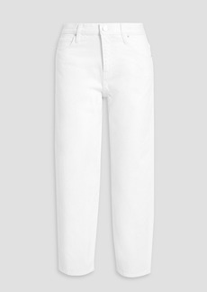 FRAME - High-rise tapered jeans - White - 23