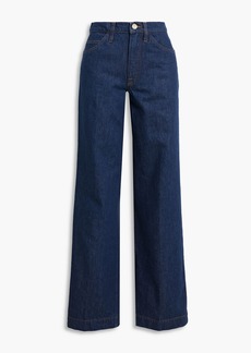 FRAME - Le Italien high-rise wide-leg jeans - Blue - 23
