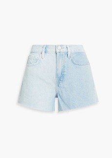 FRAME - Le Brigette faded denim shorts - Blue - 26