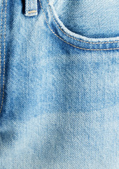 FRAME - Le Brigitte faded denim shorts - Blue - 23