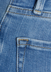FRAME - Le Crop Mini Boot faded mid-rise kick-flare jeans - Blue - 28