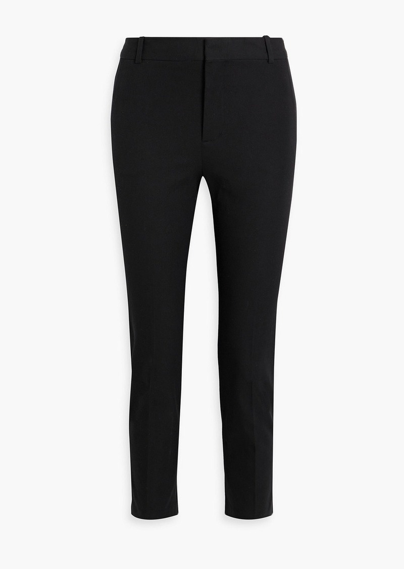 FRAME - Le Crop stretch-wool slim-leg pants - Black - 4