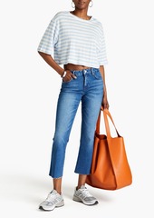 FRAME - Le Cropped Mini Boot mid-rise bootcut jeans - Blue - 24
