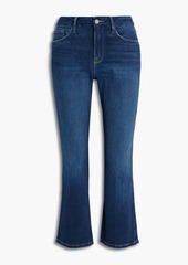 FRAME - Le Cropped Mini Boot mid-rise bootcut jeans - Blue - 32