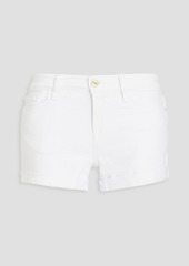 FRAME - Le Cutoff denim shorts - White - 31