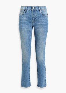 FRAME - Le Garcon mid-rise slim-leg jeans - Blue - 23