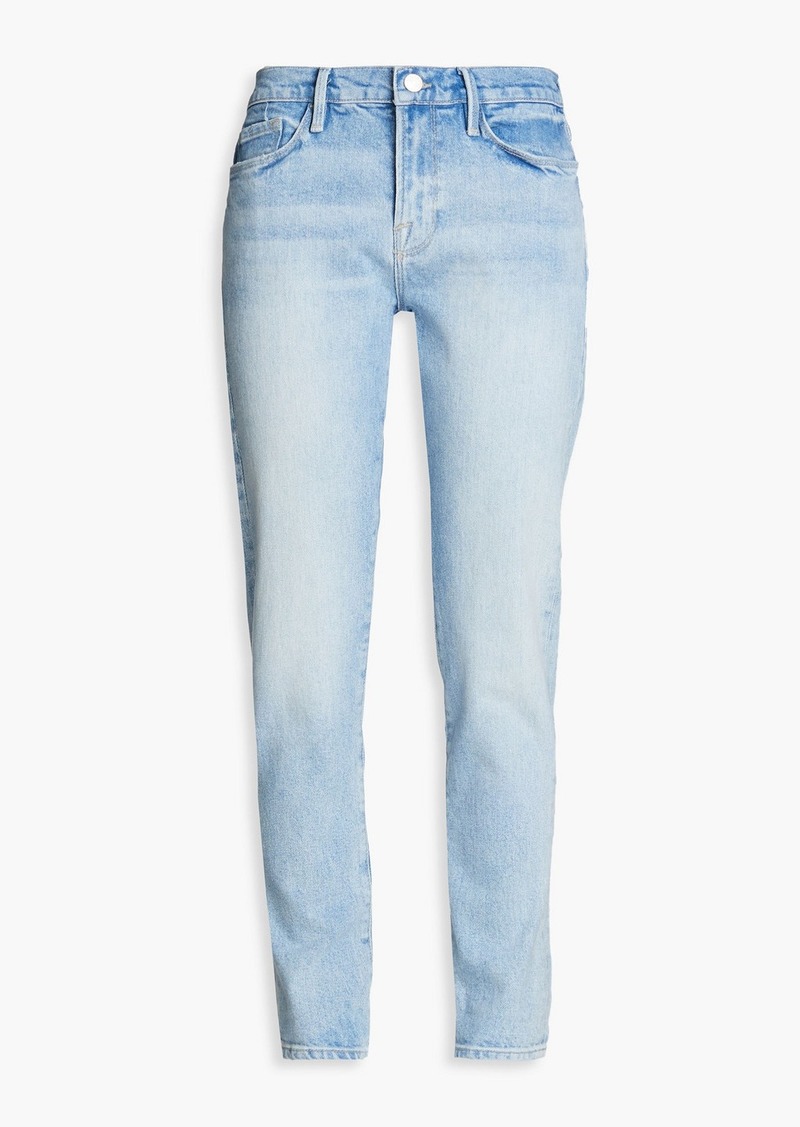 FRAME - Le Garcon mid-rise slim-leg jeans - Blue - 27