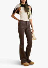 FRAME - Le High Flare coated jeans - Brown - 23